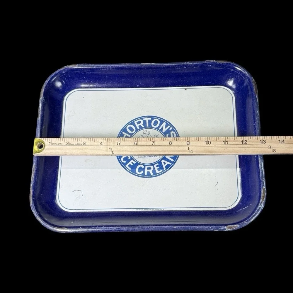 Horton's Ice Cream Serving Tray Memorabilia ‎ Metal Advertising 13x10